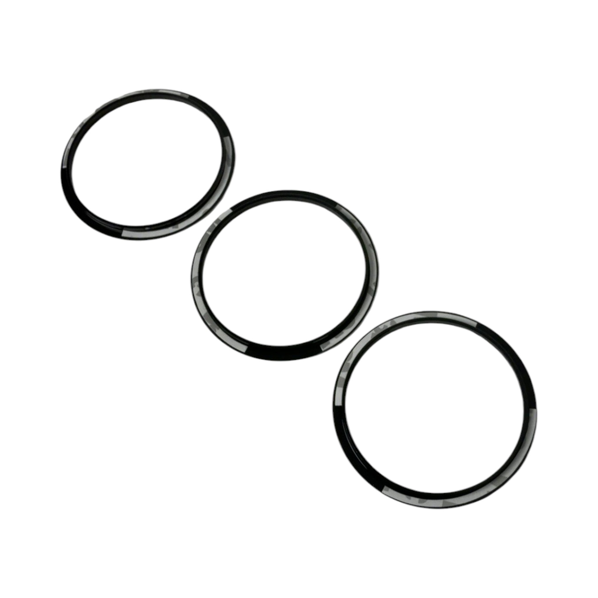 GCS Climate Control Trim Bezels 3pc Black Subaru WRX / STI 2015-2021 | GCS-ACTRIM-SUBARU-BK