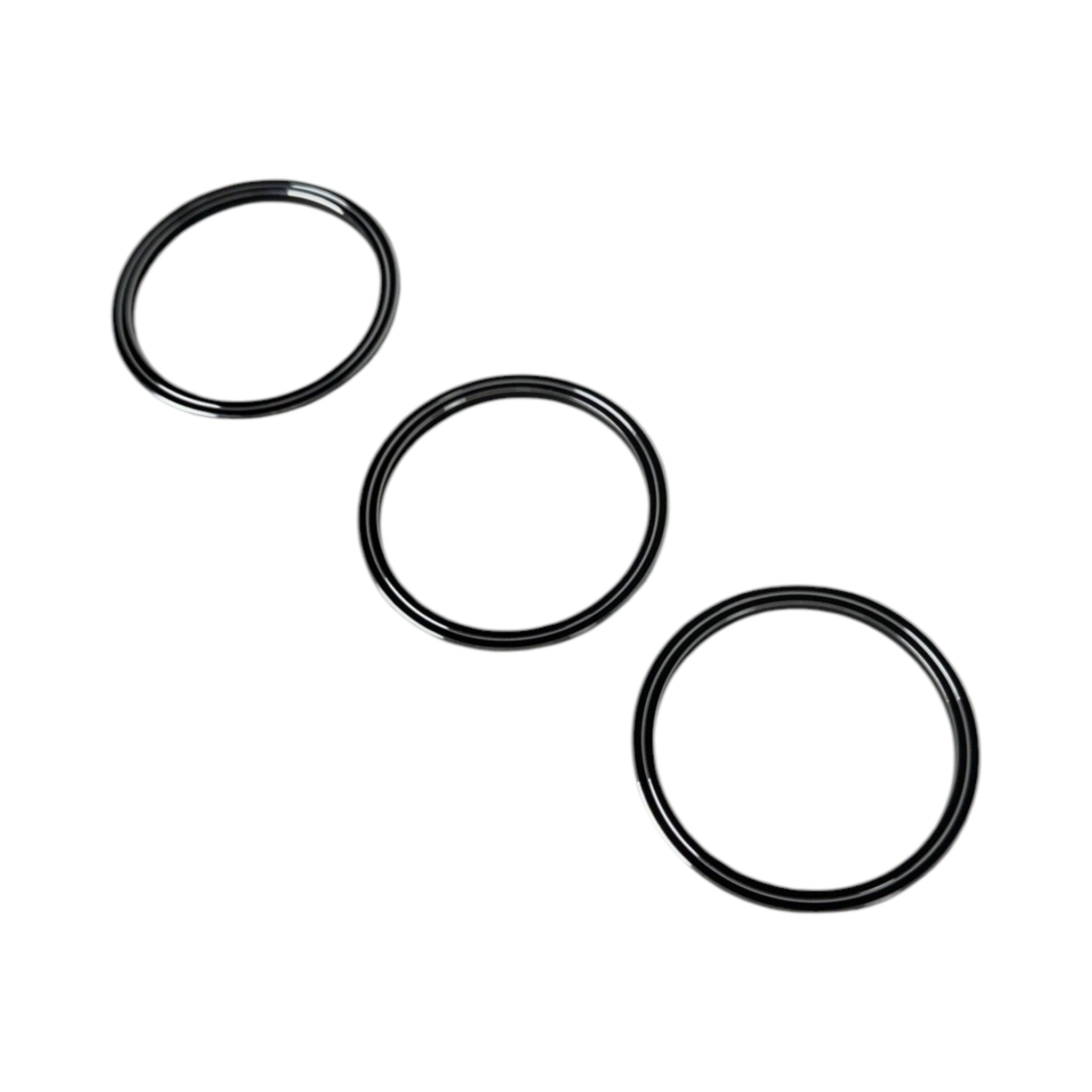 GCS Climate Control Trim Bezels 3pc Black Subaru WRX / STI 2015-2021 | GCS-ACTRIM-SUBARU-BK