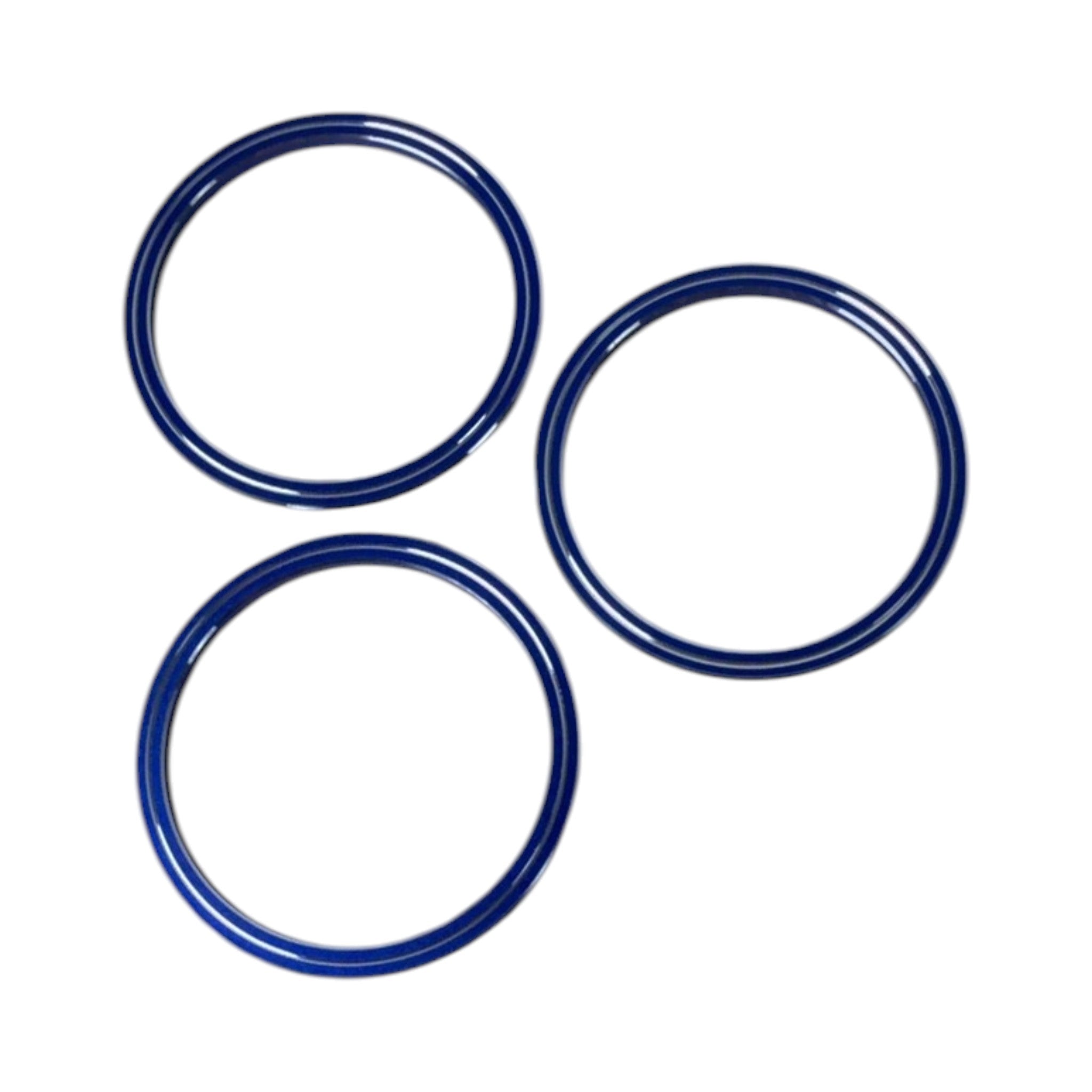 GCS Climate Control Trim Bezels 3pc Blue Subaru WRX / STI 2015-2021 | GCS-ACTRIM-SUBARU-BL