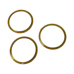 GCS Climate Control Trim Bezels 3pc Gold Subaru WRX / STI 2015-2021 | GCS-ACTRIM-SUBARU-GL