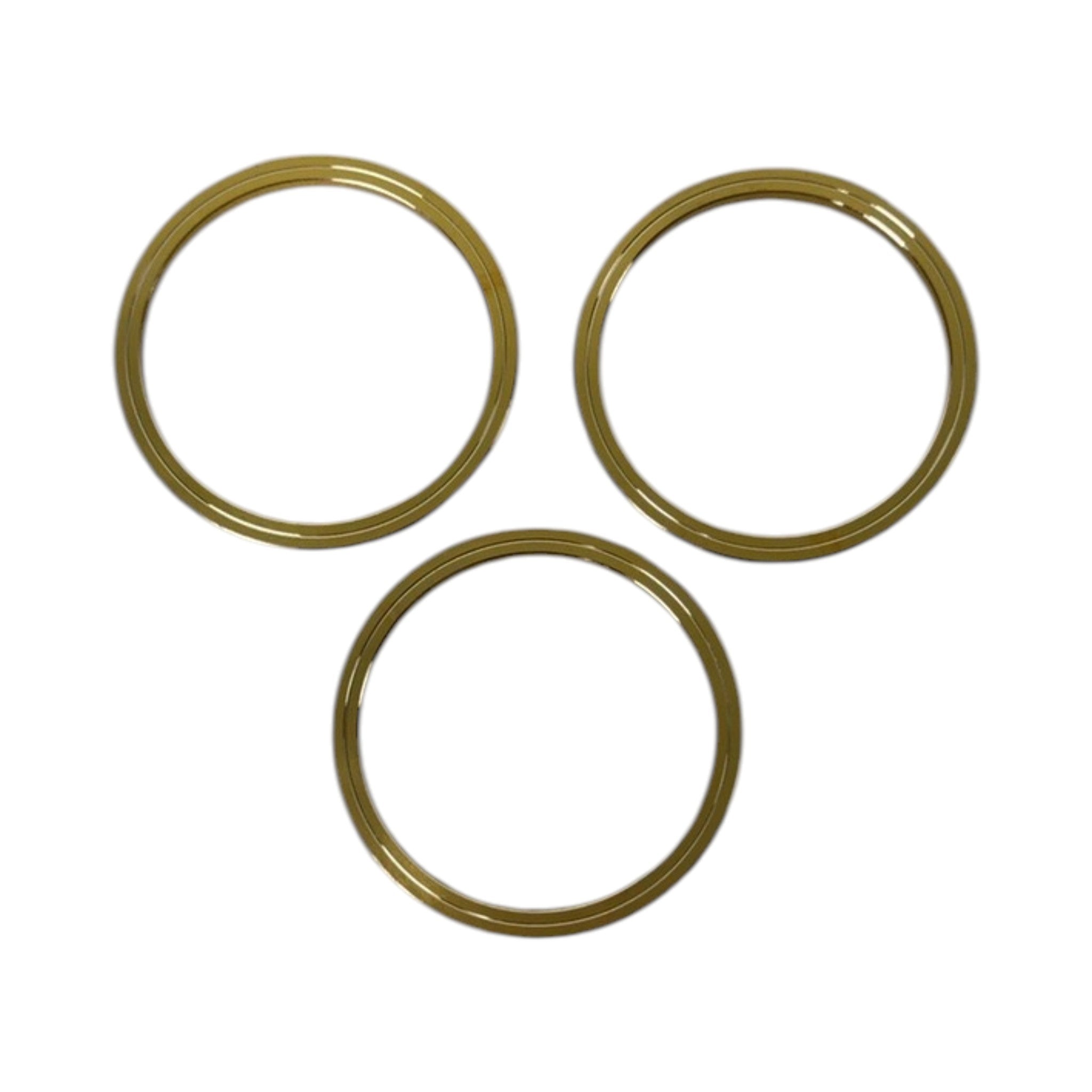 GCS Climate Control Trim Bezels 3pc Gold Subaru WRX / STI 2015-2021 | GCS-ACTRIM-SUBARU-GL