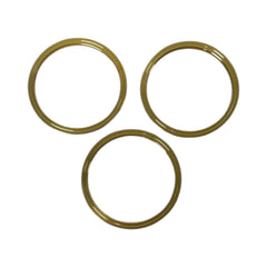 GCS Climate Control Trim Bezels 3pc Gold Subaru WRX / STI 2015-2021 | GCS-ACTRIM-SUBARU-GL