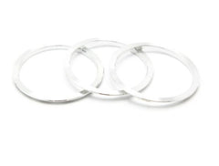 GCS Climate Control Trim Bezels V2 (3pc) Silver WRX / STI 2015-2021 | ACTRIMV2-SUBARU-SI