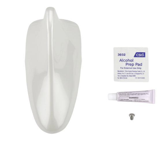 GCS Paint Matched Shark Fin Radio Antenna Satin White Pearl 13-16 Scion FR-S / 13-20 Subaru BRZ / 17-20 Toyota 86 | ANT-FT86-37J