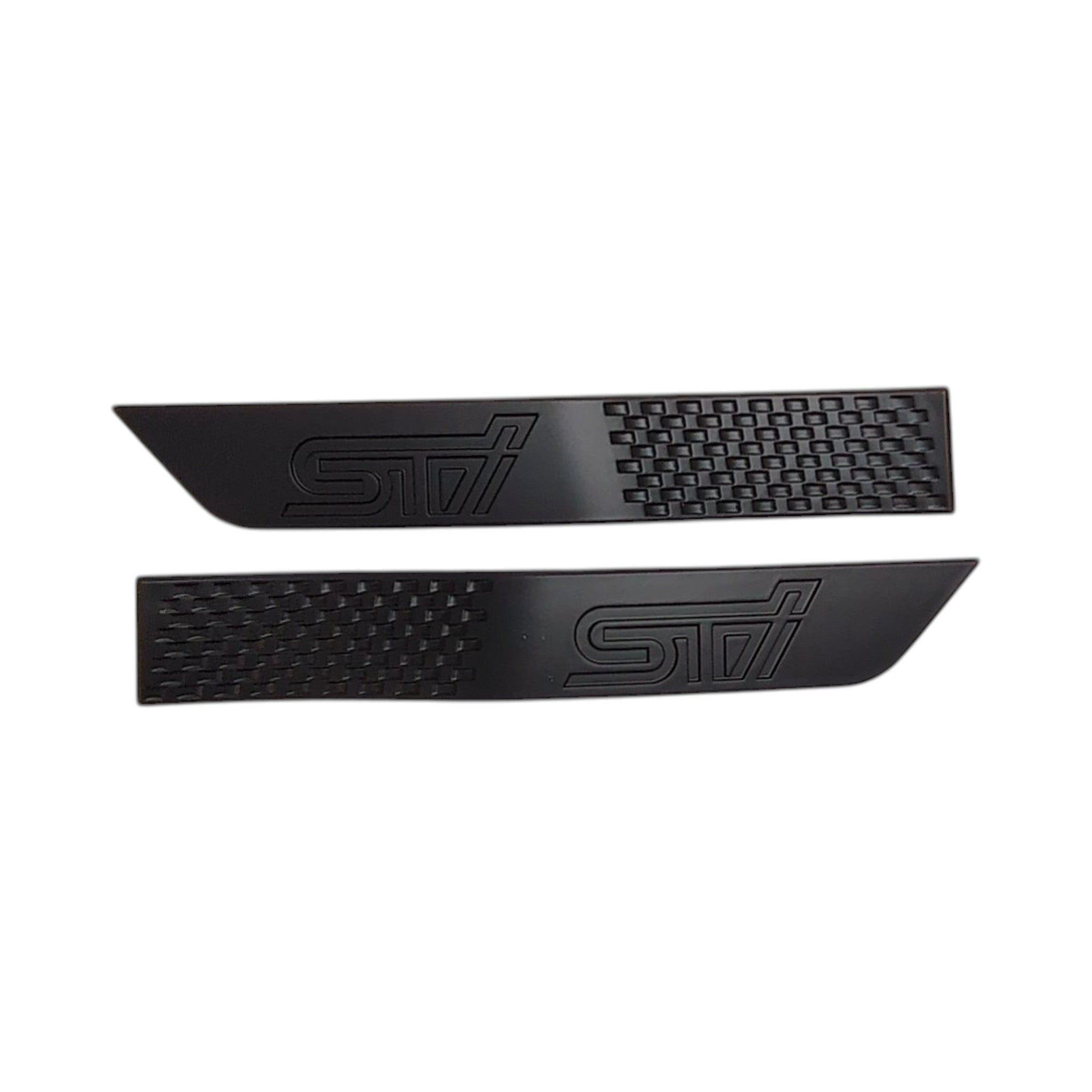 GCS STI Fender Emblems Black Matte Subaru WRX / STI 2015-2021 | 15STIMBFEND-BLK