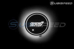 GCS STI LED Battery Powered Cup Holder Coasters White Pair | STILEDCH-WH