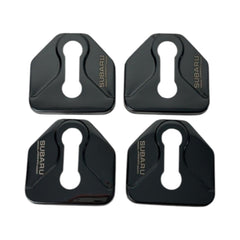 GCS Stainless Door Striker Cover Black Subaru Vehicles | GCS-DOORSTRIKER-BK