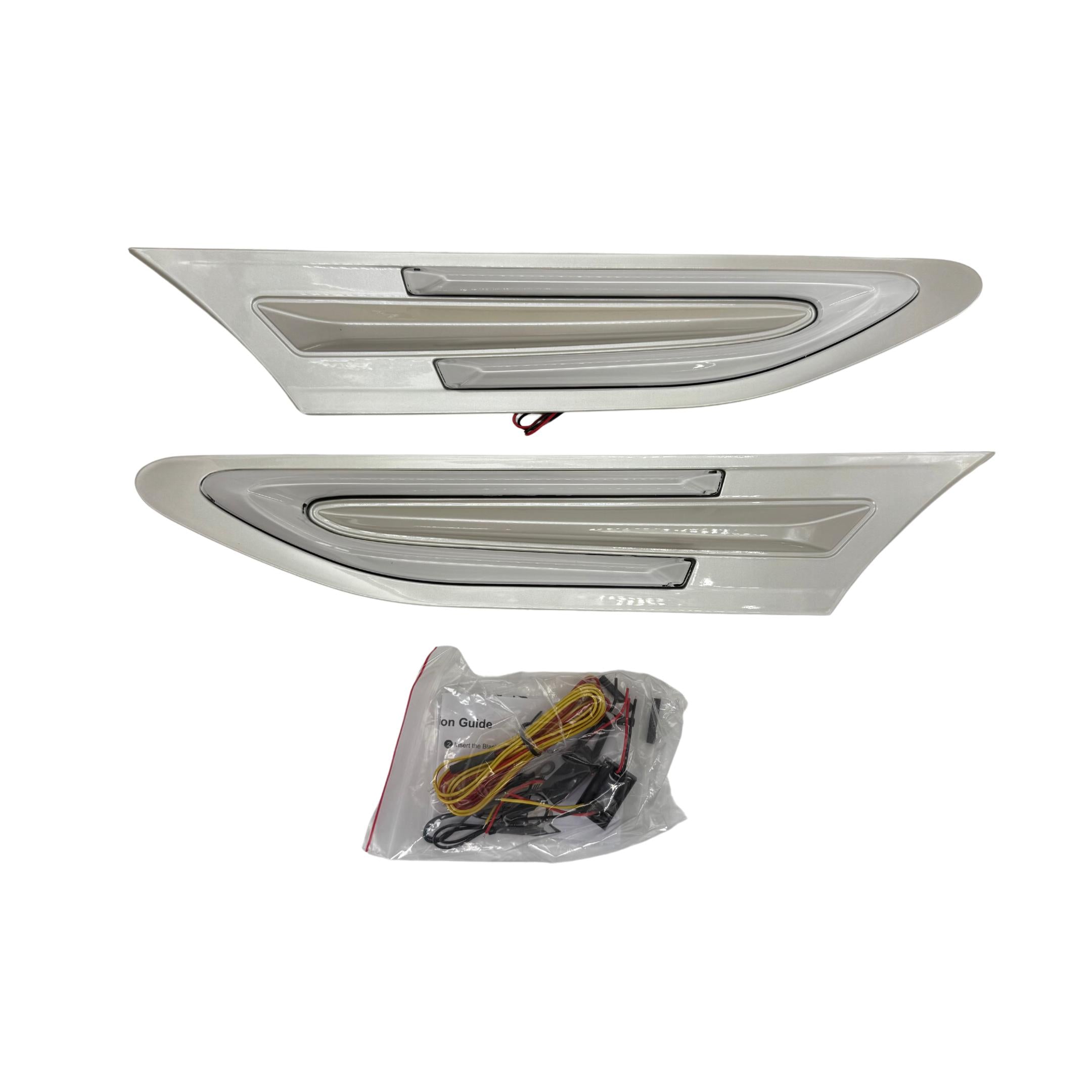 GCS Turn Signal Paint Matched Fender Garnish 37J Whiteout Scion FR-S / Subaru BRZ / Toyota 86 2013-2020 | A-SB-5-001-37J/A
