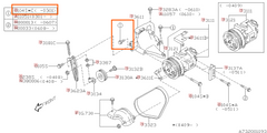 Genuine Subaru OEM Flange Bolt Subaru WRX / STI / Legacy / Outback / Impreza | 800110510