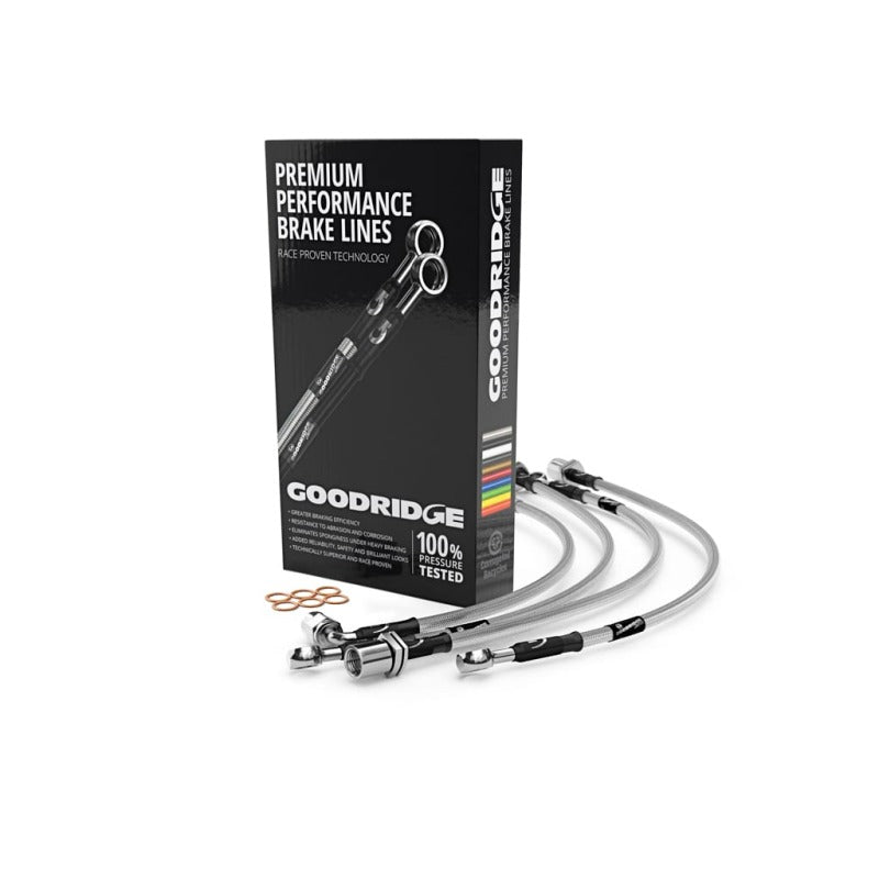 Goodridge Stainless Steel Clutch Line Clear Subaru STI 2008-2014 | 24222-CLU-STI-CL