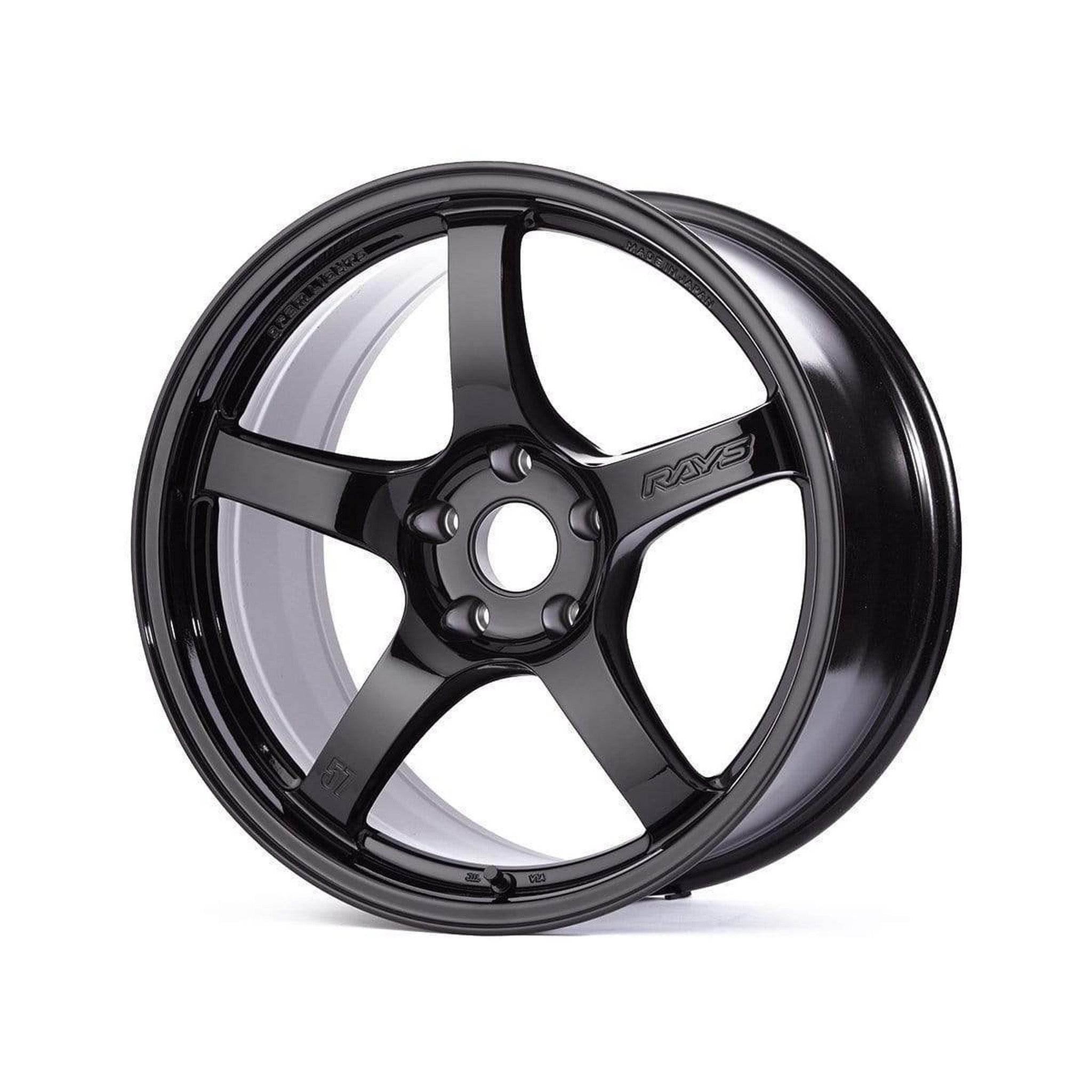 Gram Lights 57CR 15x8 +35 4x100 Glossy Black Wheel | WGCRE35AGX