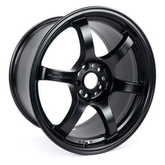 Gram Lights 57DR 18x8.5 +37 5x100 Semi Gloss Black | WGIV37DH