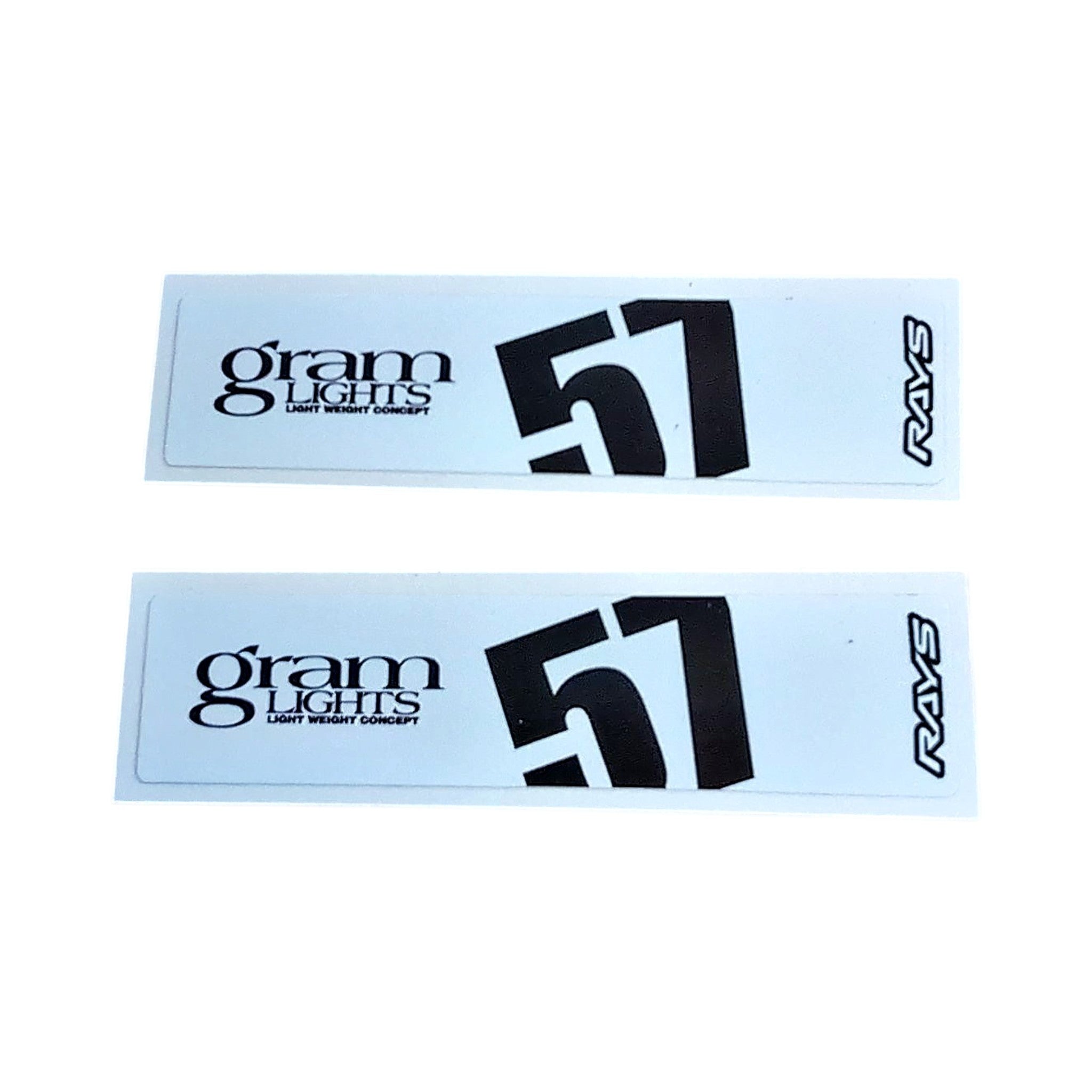 Gram Lights 57DR / 57CR Spoke Sticker White - Universal | WC57SSTKW