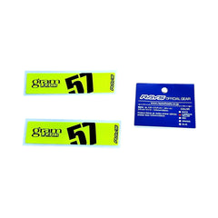 Gram Lights 57DR / 57CR Spoke Sticker Yellow | WC57SSTKY