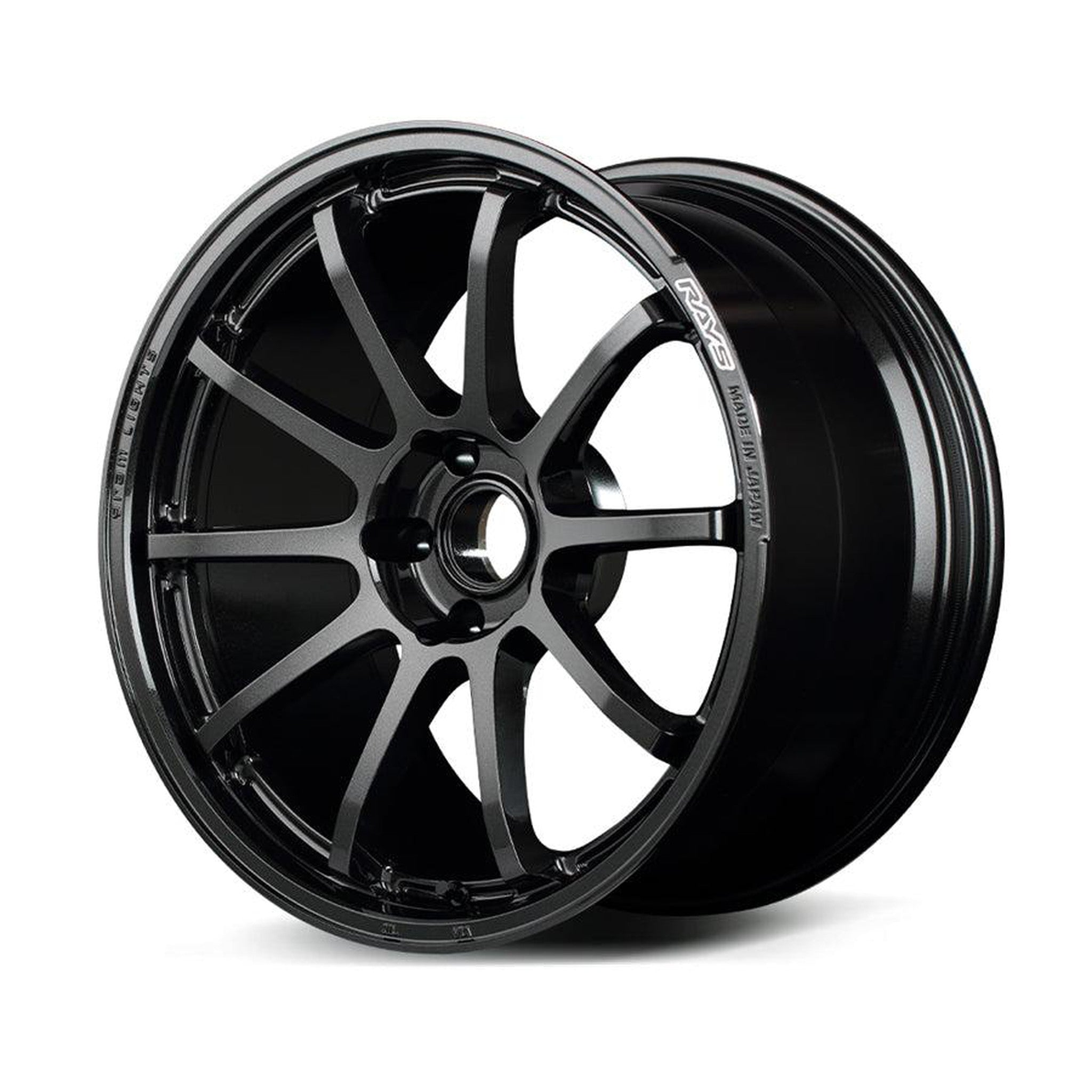 Gram Lights 57NR 18x9.5 +38 5-114.3 Glass Black Wheel | WGNX38E6NJ