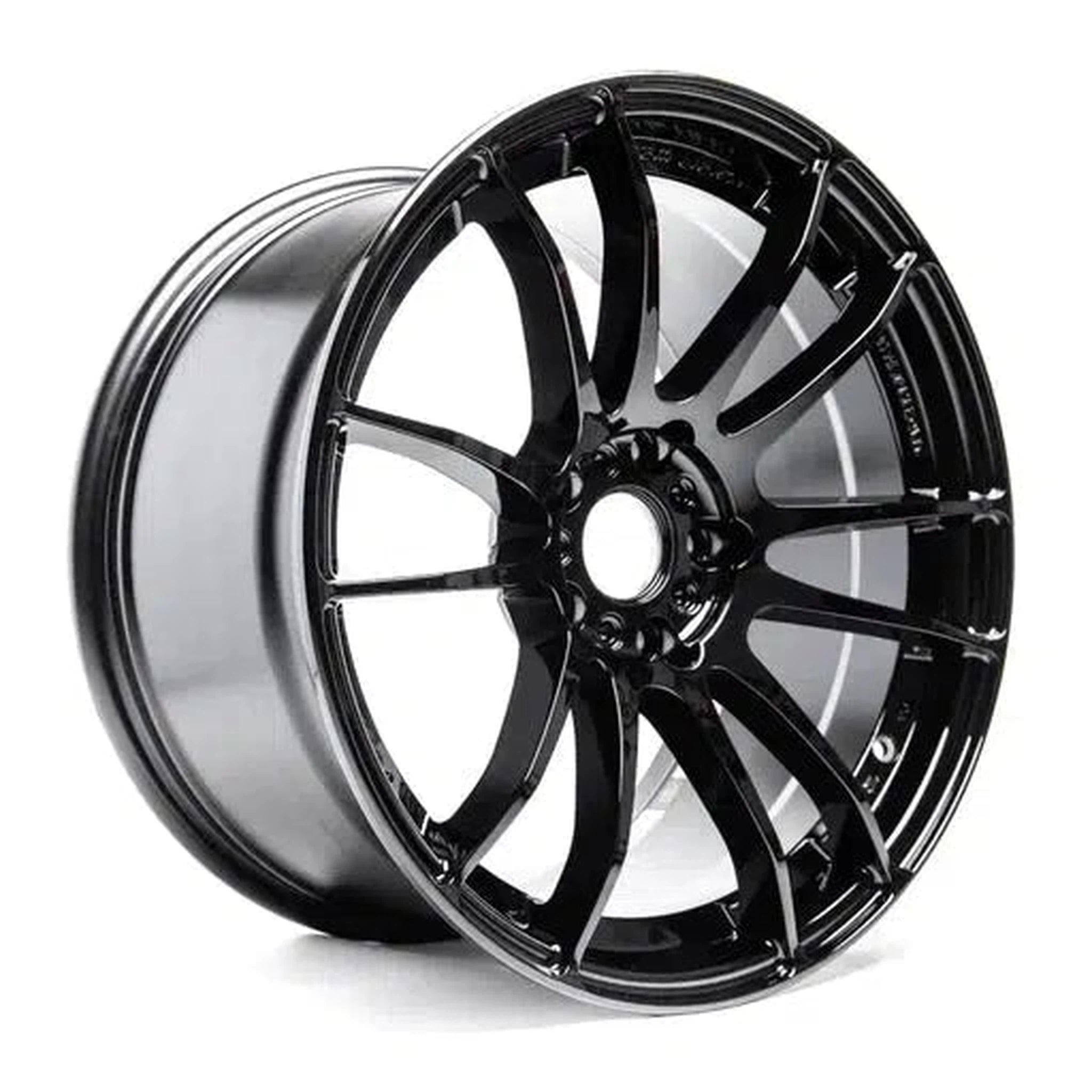 Gram Lights 57XR 18x9.5 +38 5-114.3 Glossy Black Wheel | WGJRX38EGX
