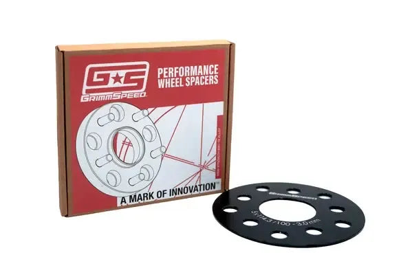 GrimmSpeed 5x100 and 5x114.3 3mm Wheel Spacer (Pair) WRX 02-26 / STI 04-21 | GRM.1189.1.0