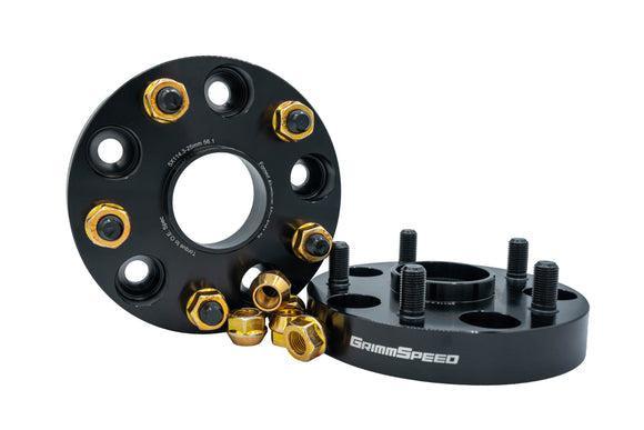 GrimmSpeed 5x114.3 25mm Wheel Spacer (Pair) Subaru STI 05-21 / Subaru WRX 15-26 | GRM.1187.3.0