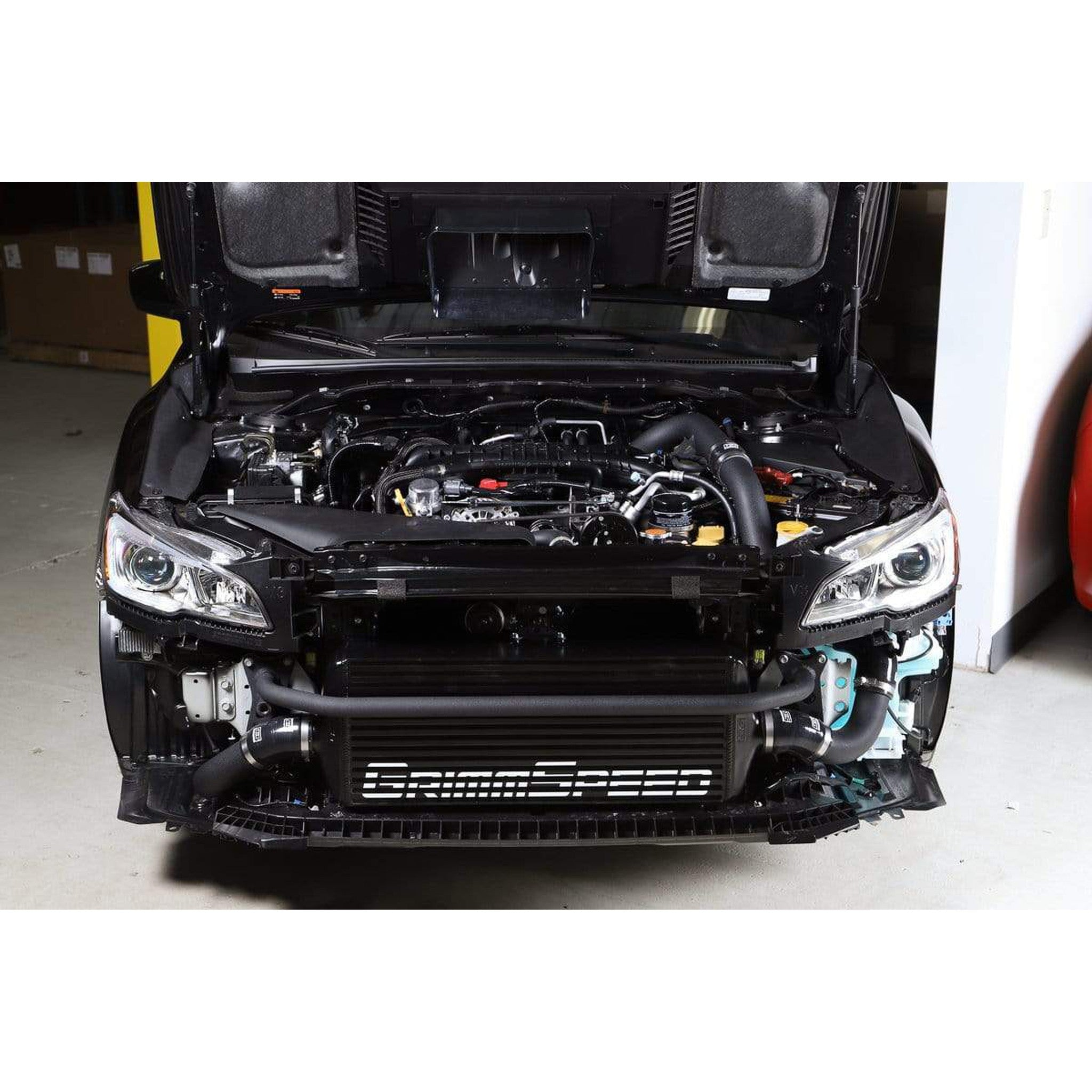 GrimmSpeed Front Mount Intercooler Kit Black Core / Black Pipe Subaru WRX 2015-2021 | 090256