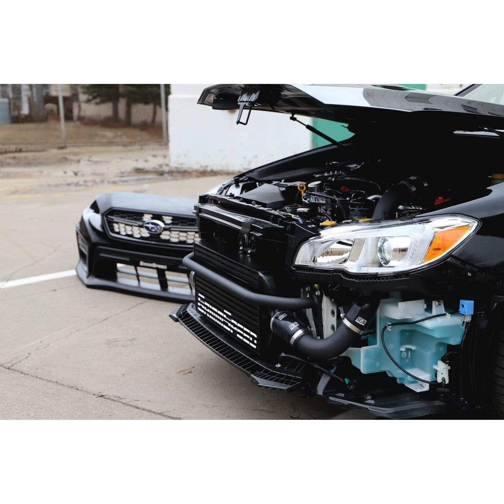 GrimmSpeed Front Mount Intercooler Kit Black Core / Black Pipe Subaru WRX 2015-2021 | 090256