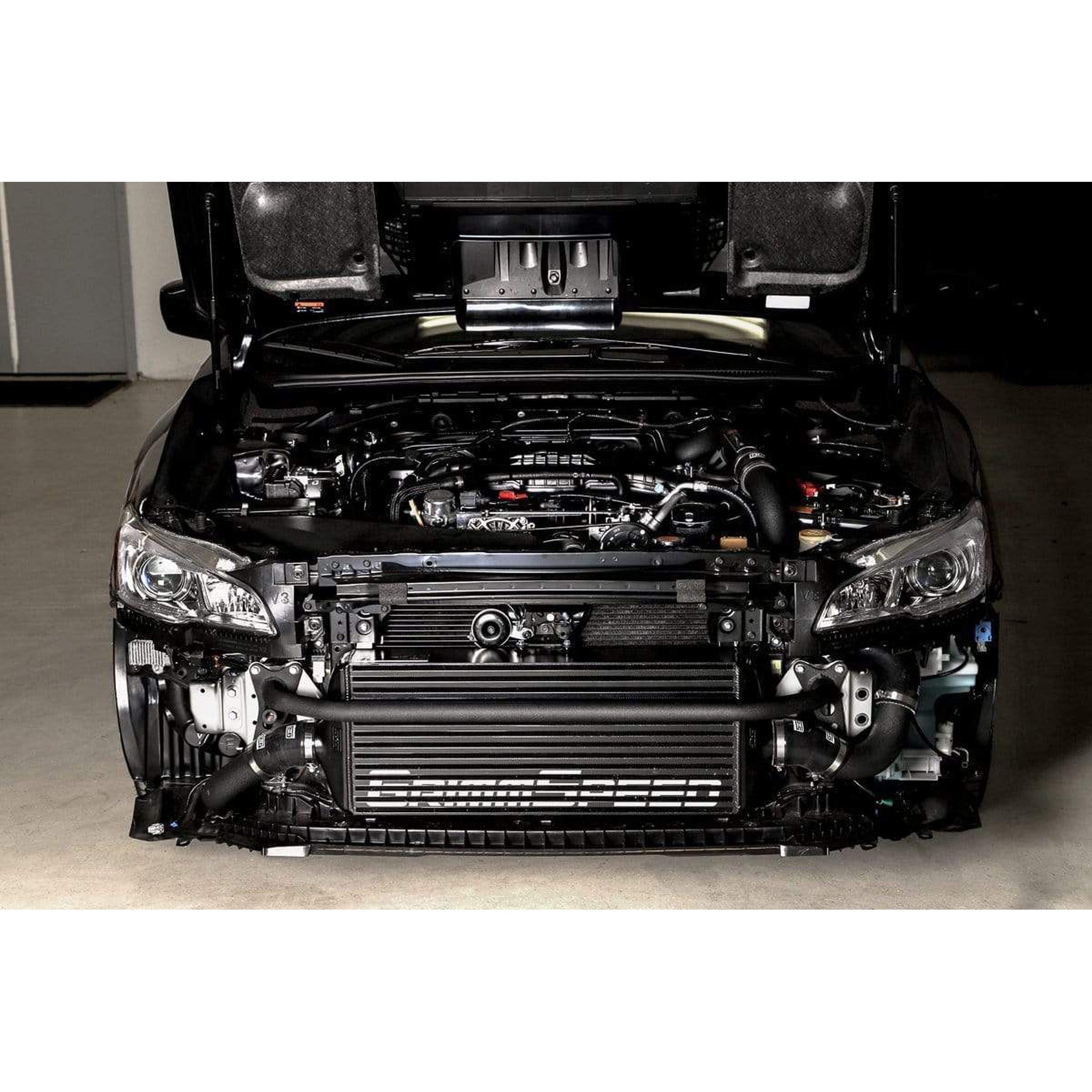 GrimmSpeed Front Mount Intercooler Kit Black Core / Black Pipe Subaru WRX 2015-2021 | 090256