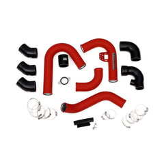 GrimmSpeed Front Mount Intercooler Kit Black Core / Red Pipe Subaru WRX 2015-2021 | 090255