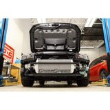 GrimmSpeed Front Mount Intercooler Kit Raw Core / Black Pipe Subaru STI 2015-2021 | 090237