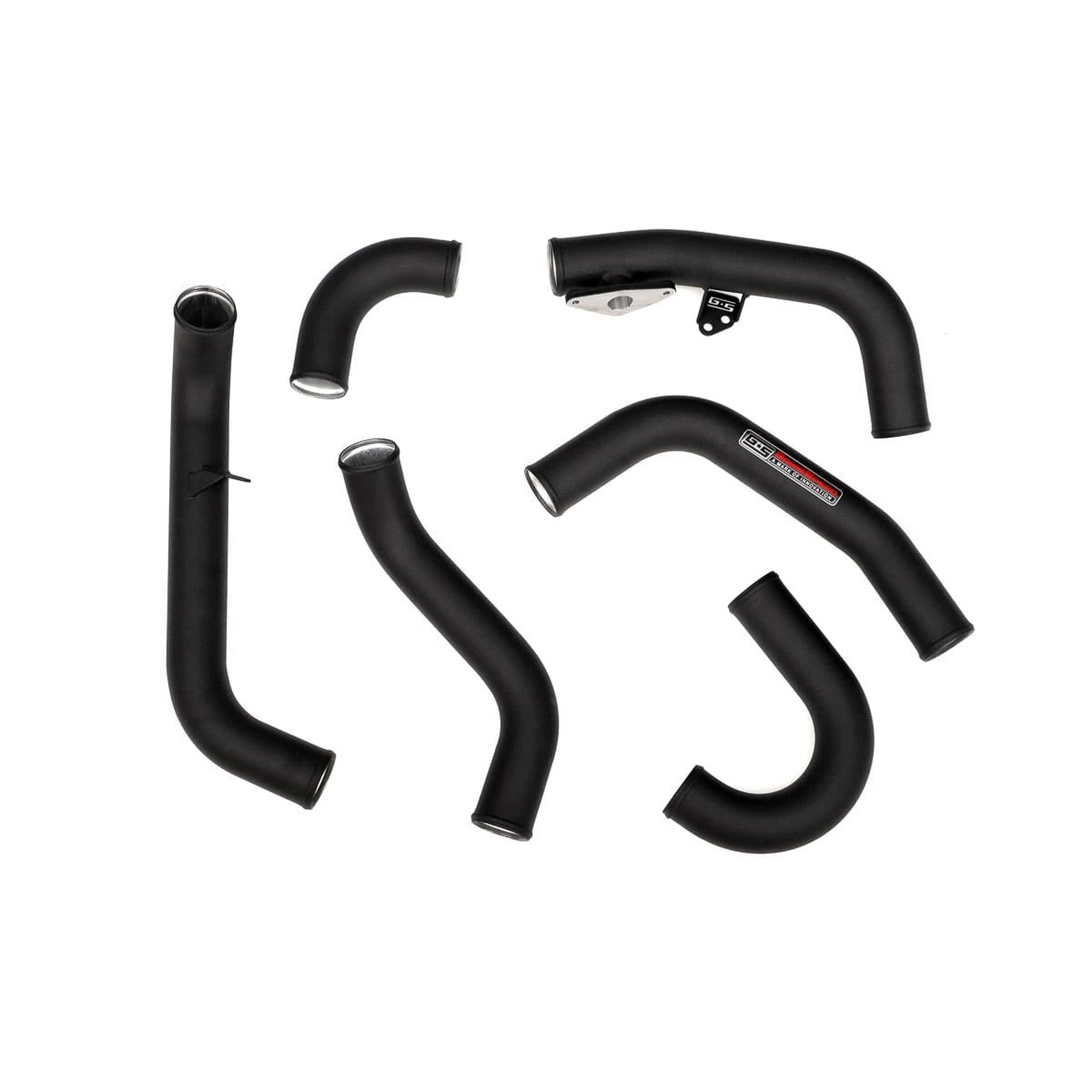 GrimmSpeed Front Mount Intercooler Kit Raw Core / Black Pipe Subaru STI 2015-2021 | 090237