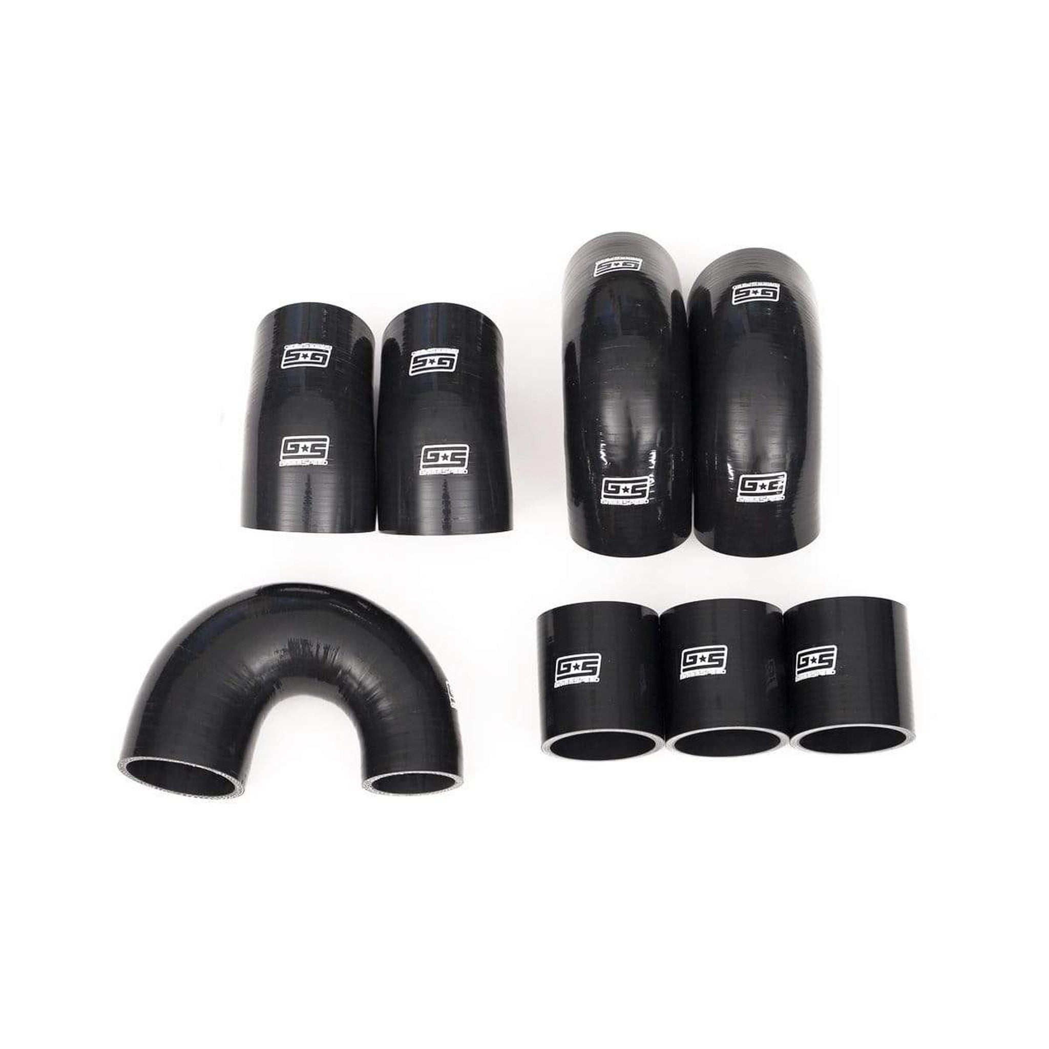 GrimmSpeed Front Mount Intercooler Kit Raw Core / Black Pipe Subaru STI 2015-2021 | 090237