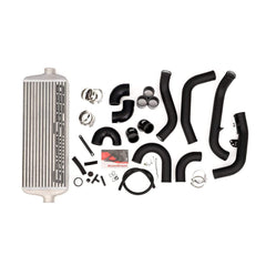 GrimmSpeed Front Mount Intercooler Kit Raw Core / Black Pipe Subaru STI 2015-2021 | 090237