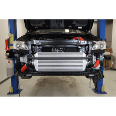 GrimmSpeed Front Mount Intercooler Kit Raw Core / Red Pipe Subaru WRX 2015-2021 | 090238