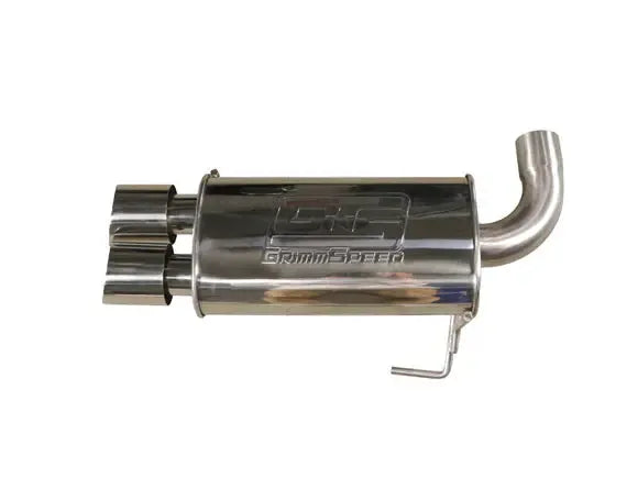 GrimmSpeed Gentlemans Resonated Cat Back Exhaust Subaru WRX 2022-2026 | GRM.1044.2.0