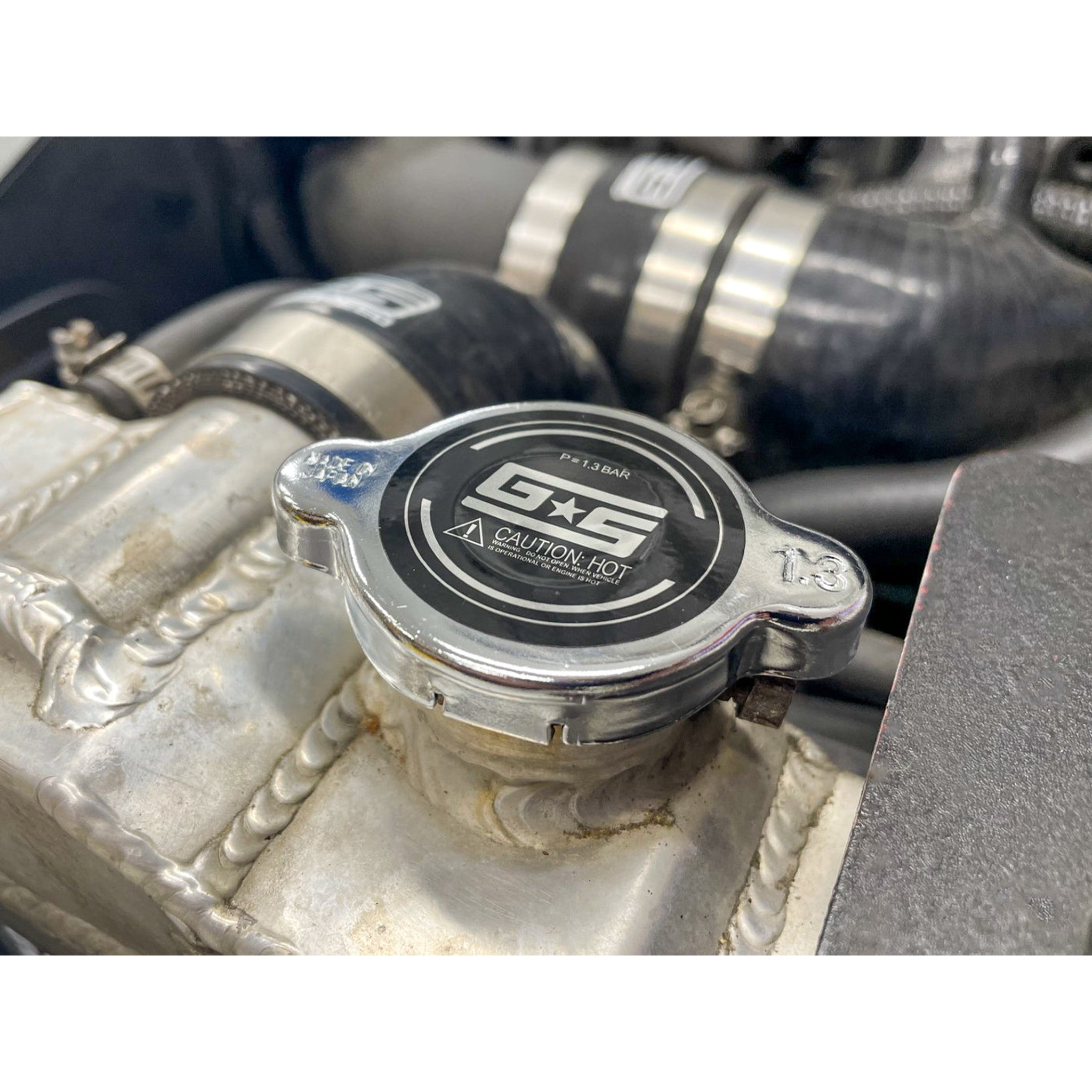 GrimmSpeed Radiator Cap 1.3 Bar Type A - Black | 113061.A