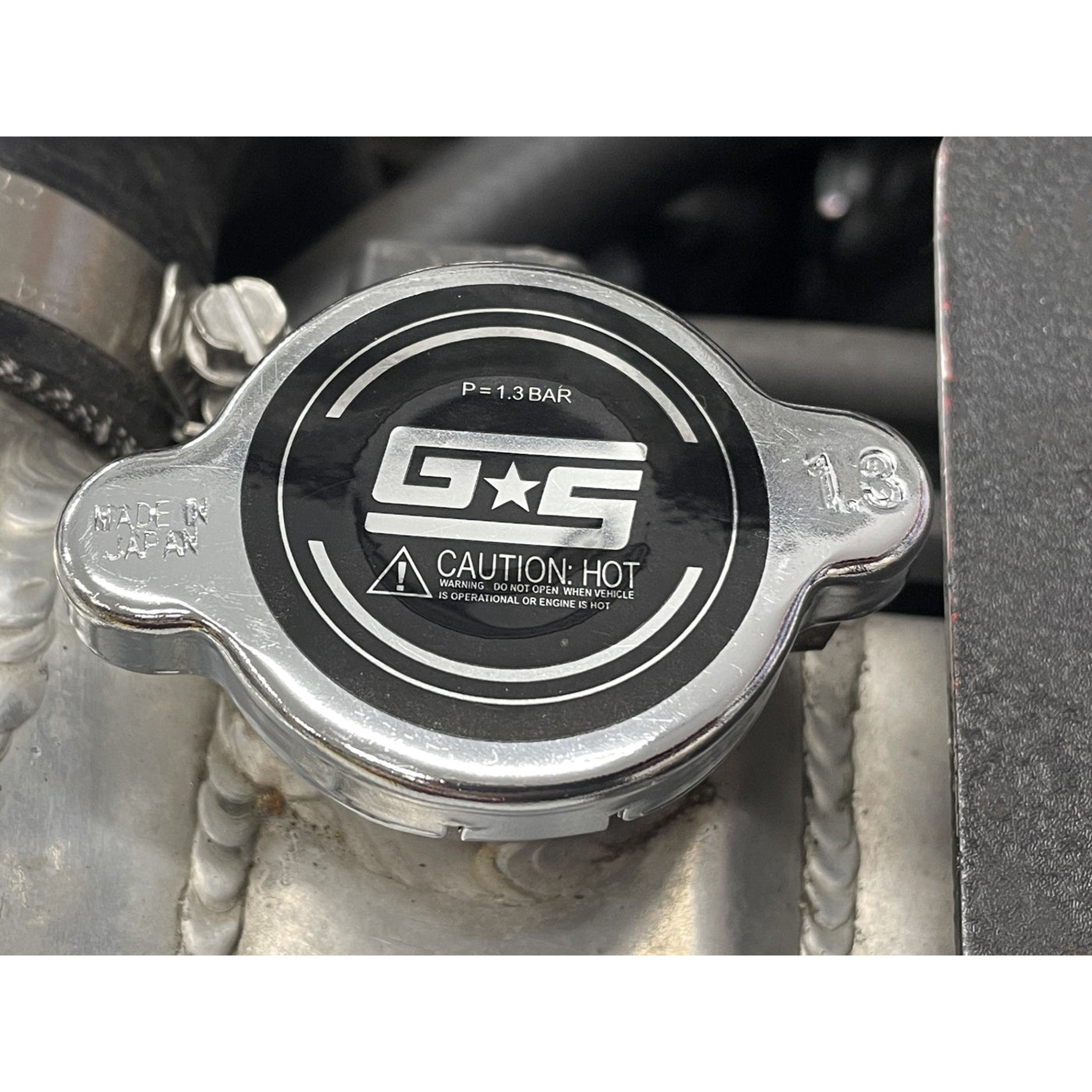 GrimmSpeed Radiator Cap 1.3 Bar Type A - Black | 113061.A