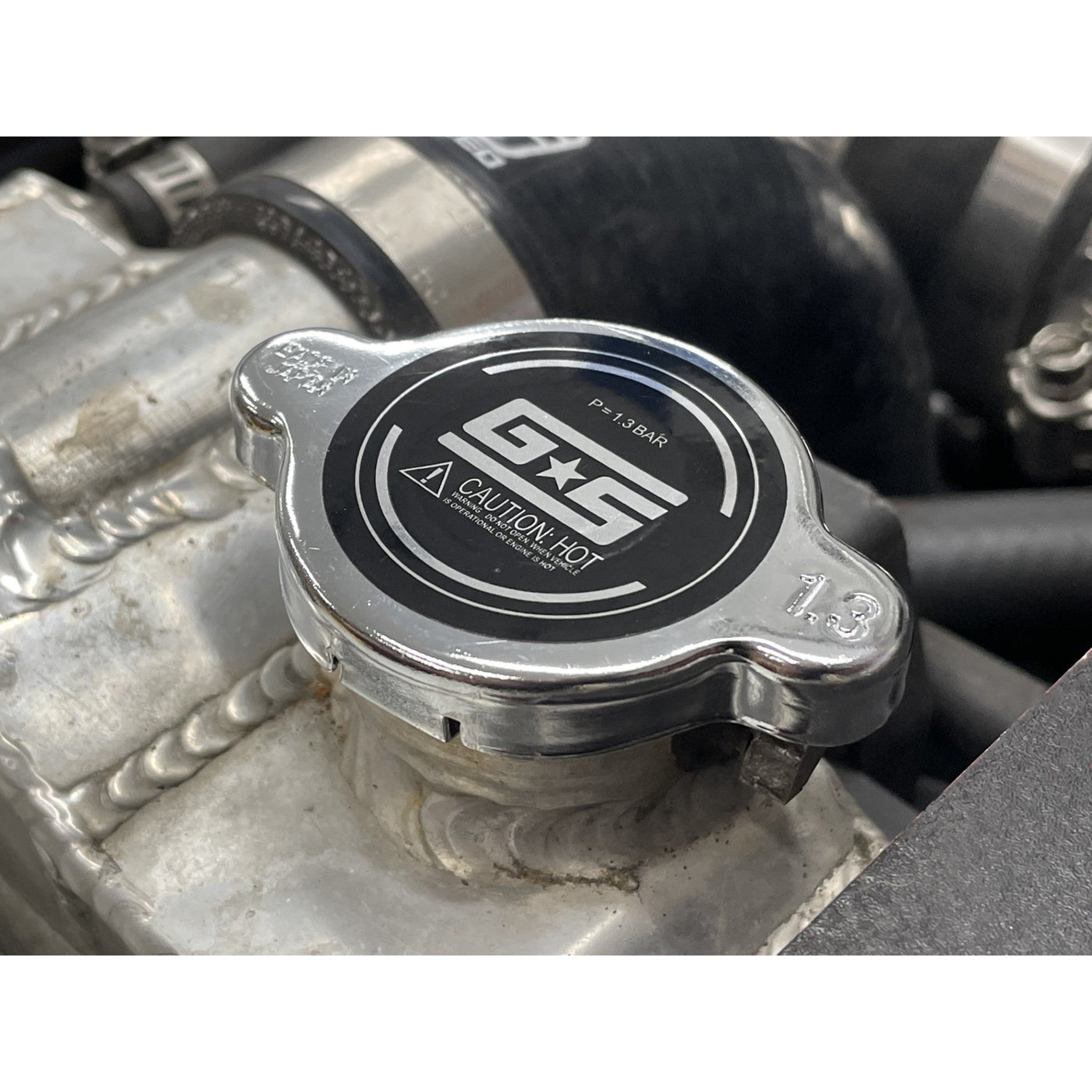 GrimmSpeed Radiator Cap 1.3 Bar Type A - Black | 113061.A