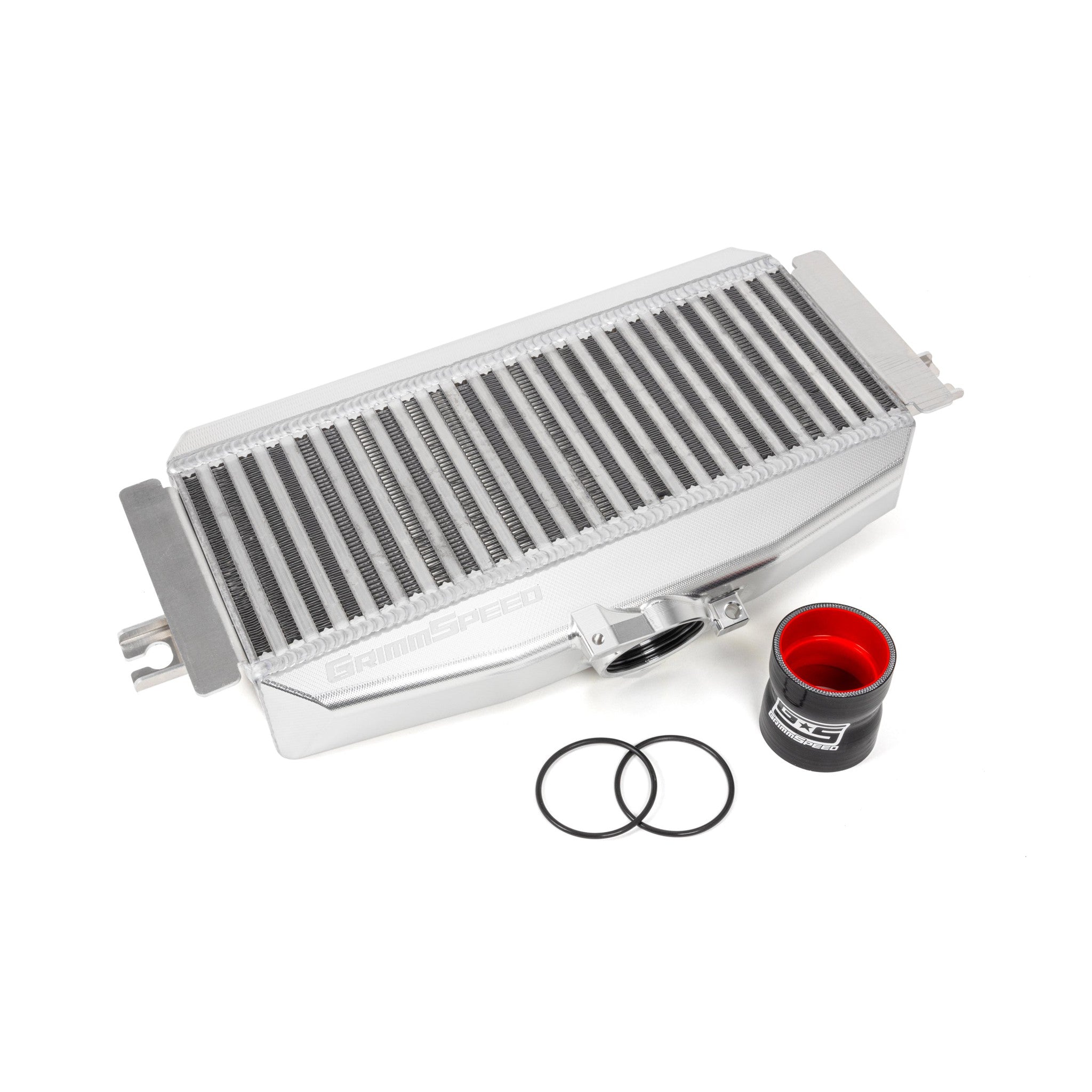 GrimmSpeed Raw Aluminum Billet Top Mount Intercooler Kit Subaru WRX 2022-2026 | 113049