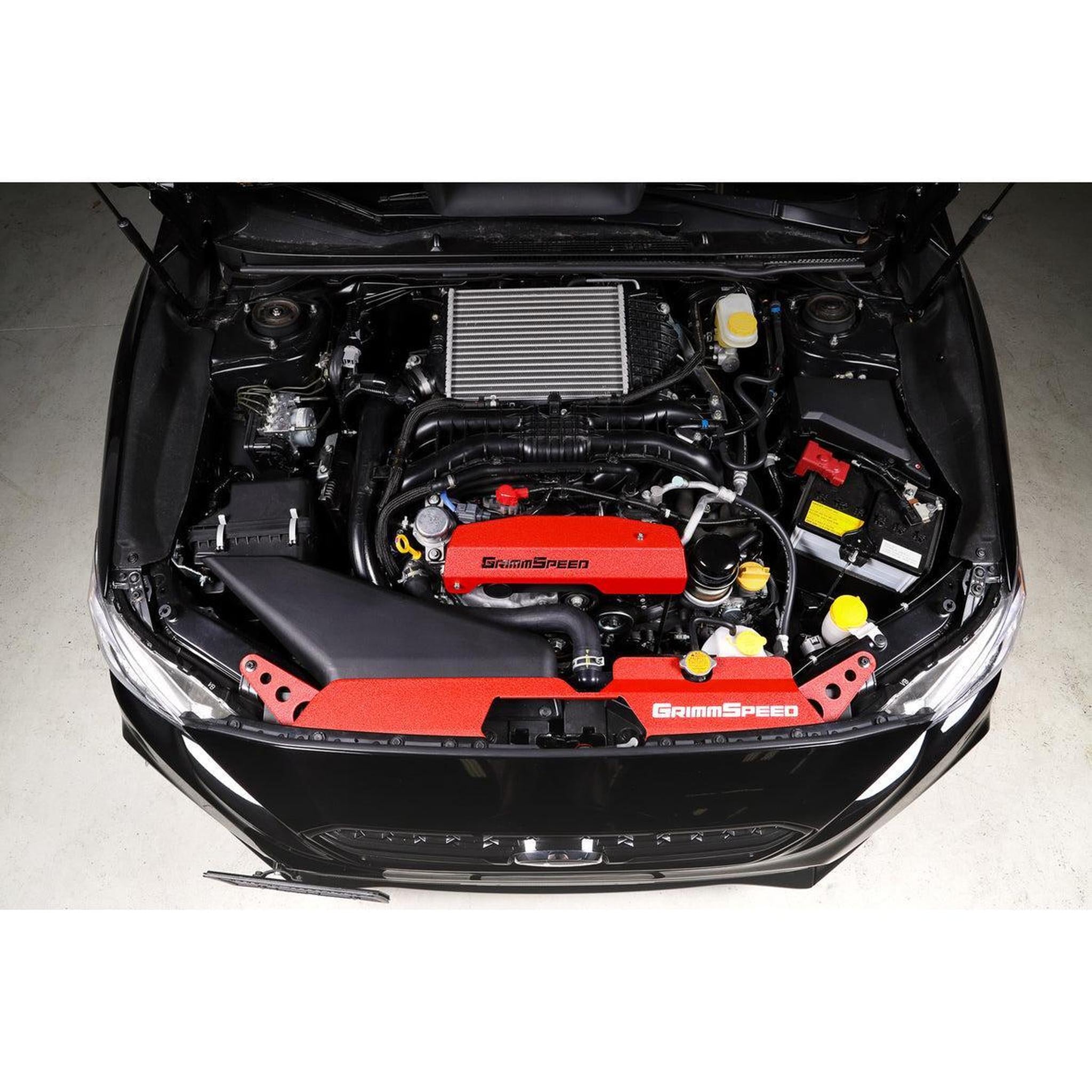 GrimmSpeed Black Radiator Shroud Subaru WRX 2015-2021 / STI 2015-2021 | 096039