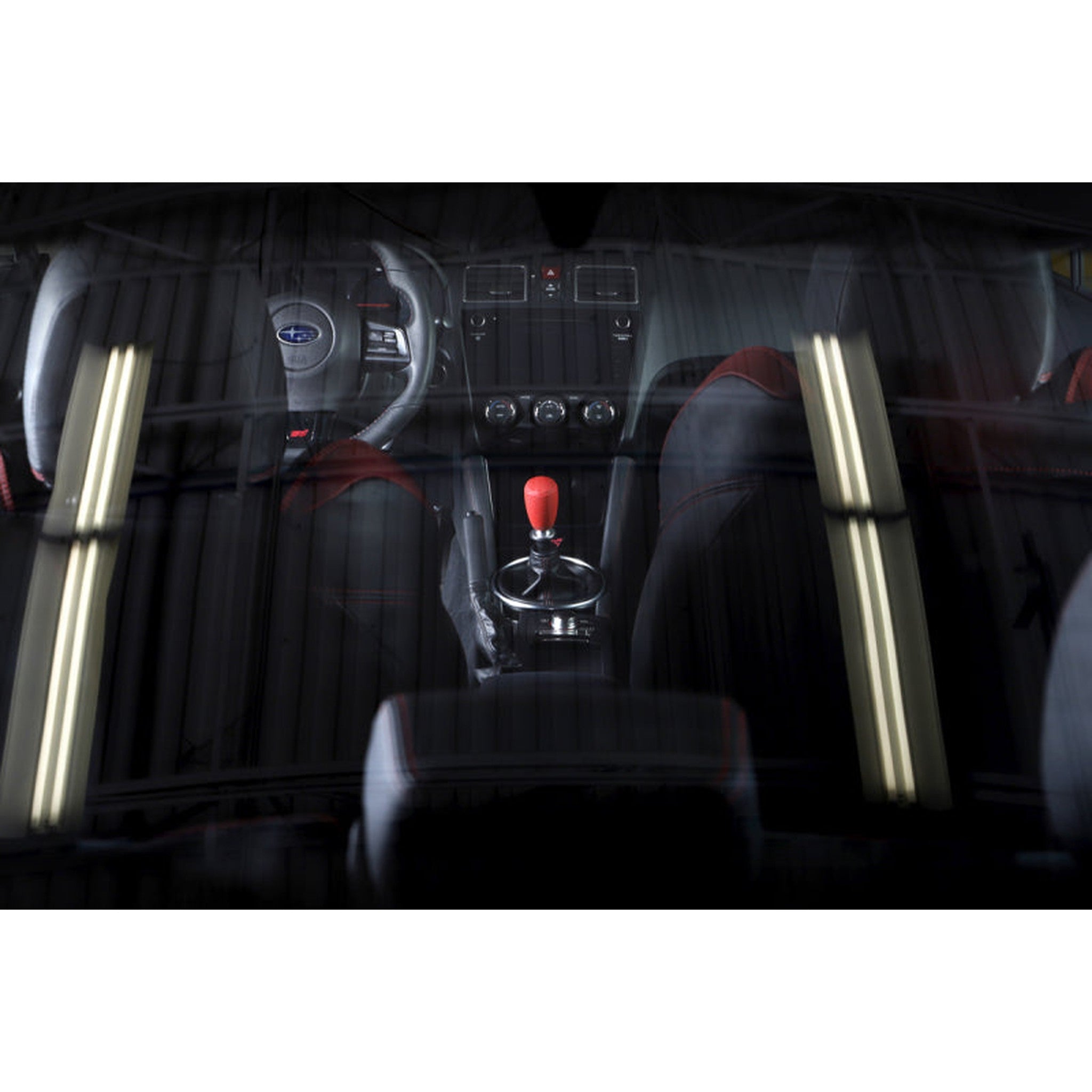 GrimmSpeed Stainless Steel Shift Knob Subaru WRX 2002-2026 / STI 2004-2021 - Red