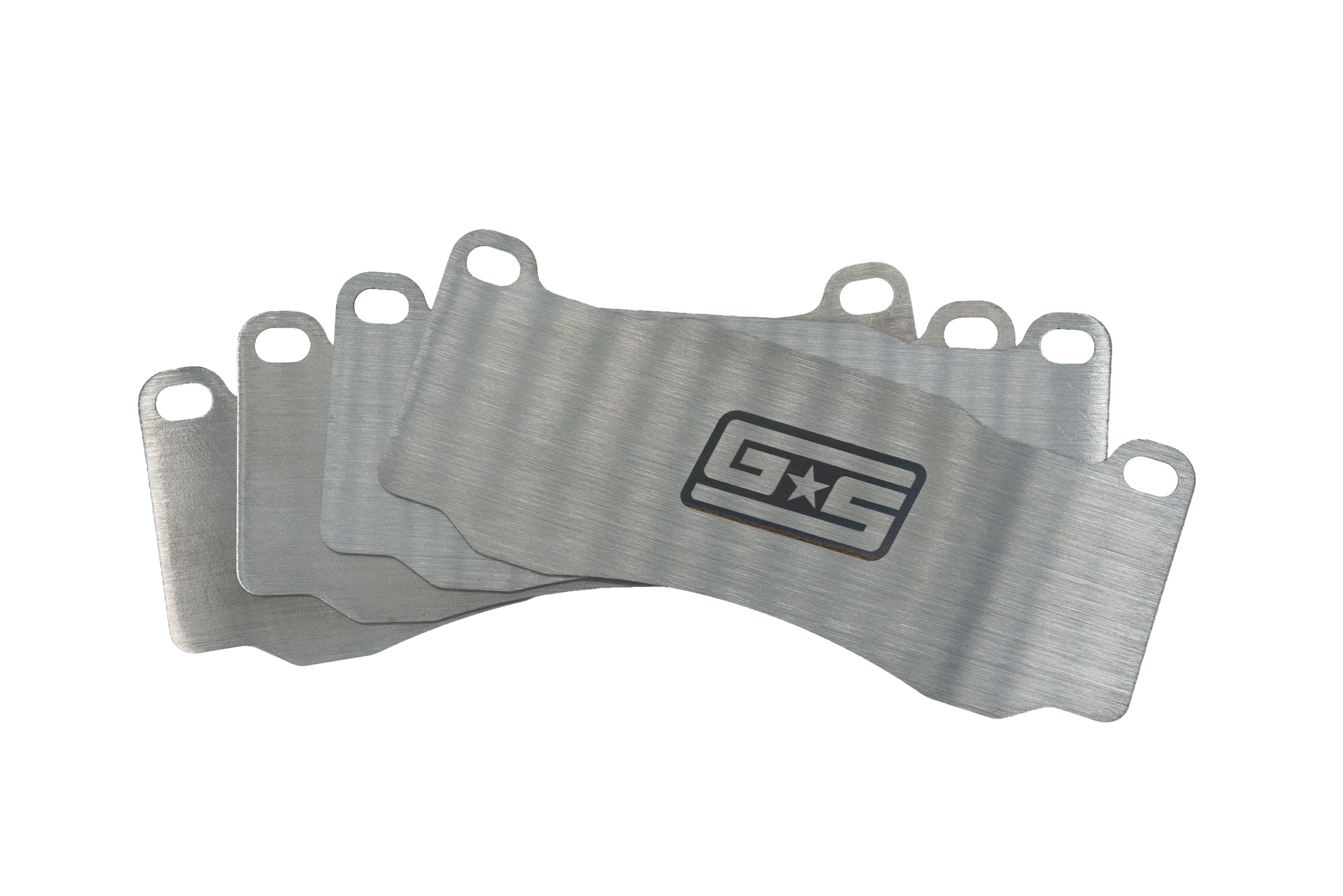 GrimmSpeed Titanium Front Brake Shim Set Subaru STI 2018-2021 | 1244.1.TI