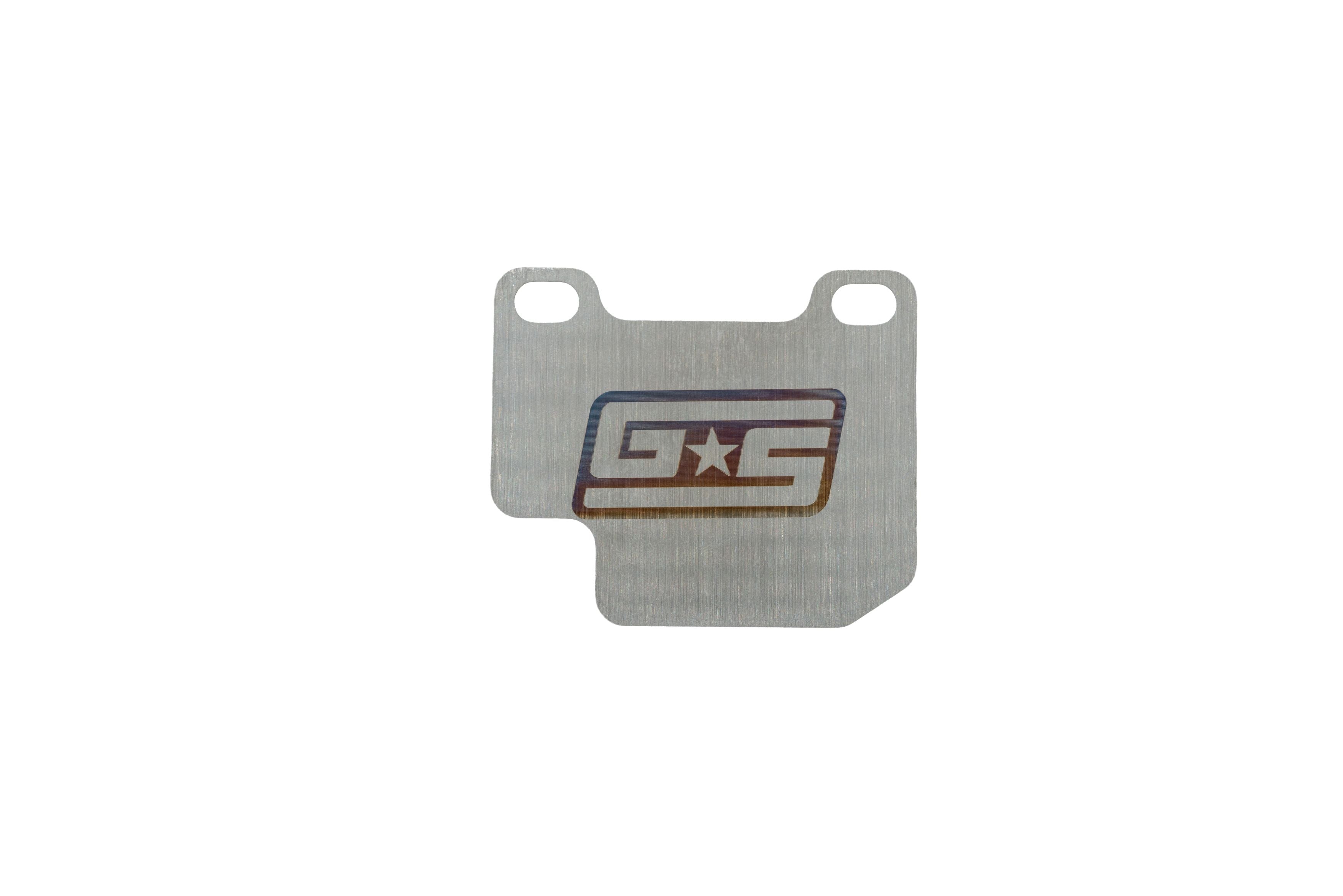 GrimmSpeed Titanium Rear Brake Shim Set Subaru STI 2004-2017 | 1247.1.TI