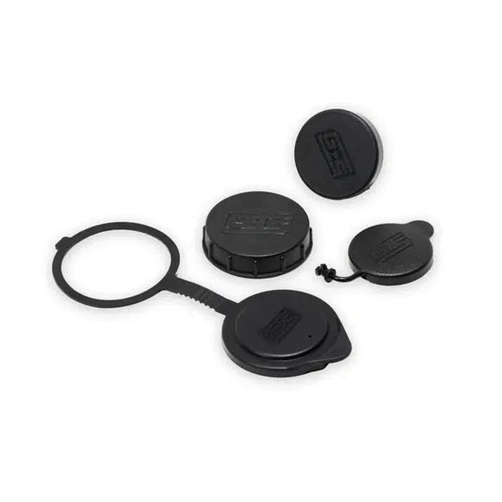 Grimmspeed Black Engine Bay Reservoir Cap Set - 22-26 WRX /BRZ/ FRS/ GT86/ GR86 | 113121BLK