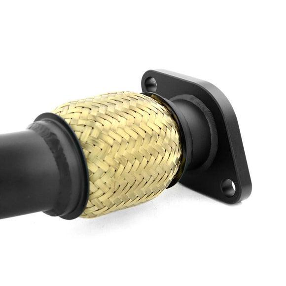 Grimmspeed EJ 2 Bolt Up-Pipe - Black Ceramic Coated WRX 06-14 / STI 04-21 | GRM.1099.1.BLK