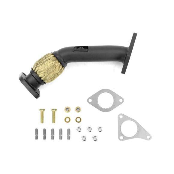 Grimmspeed EJ 2 Bolt Up-Pipe - Black Ceramic Coated WRX 06-14 / STI 04-21 | GRM.1099.1.BLK