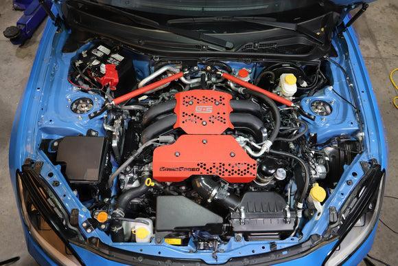 Grimmspeed Engine Cross Brace Kit Red Subaru BRZ 13-26 / Toyota GR86 22-26 / Scion FR-S 13-16 | GRM.1100.1.RED