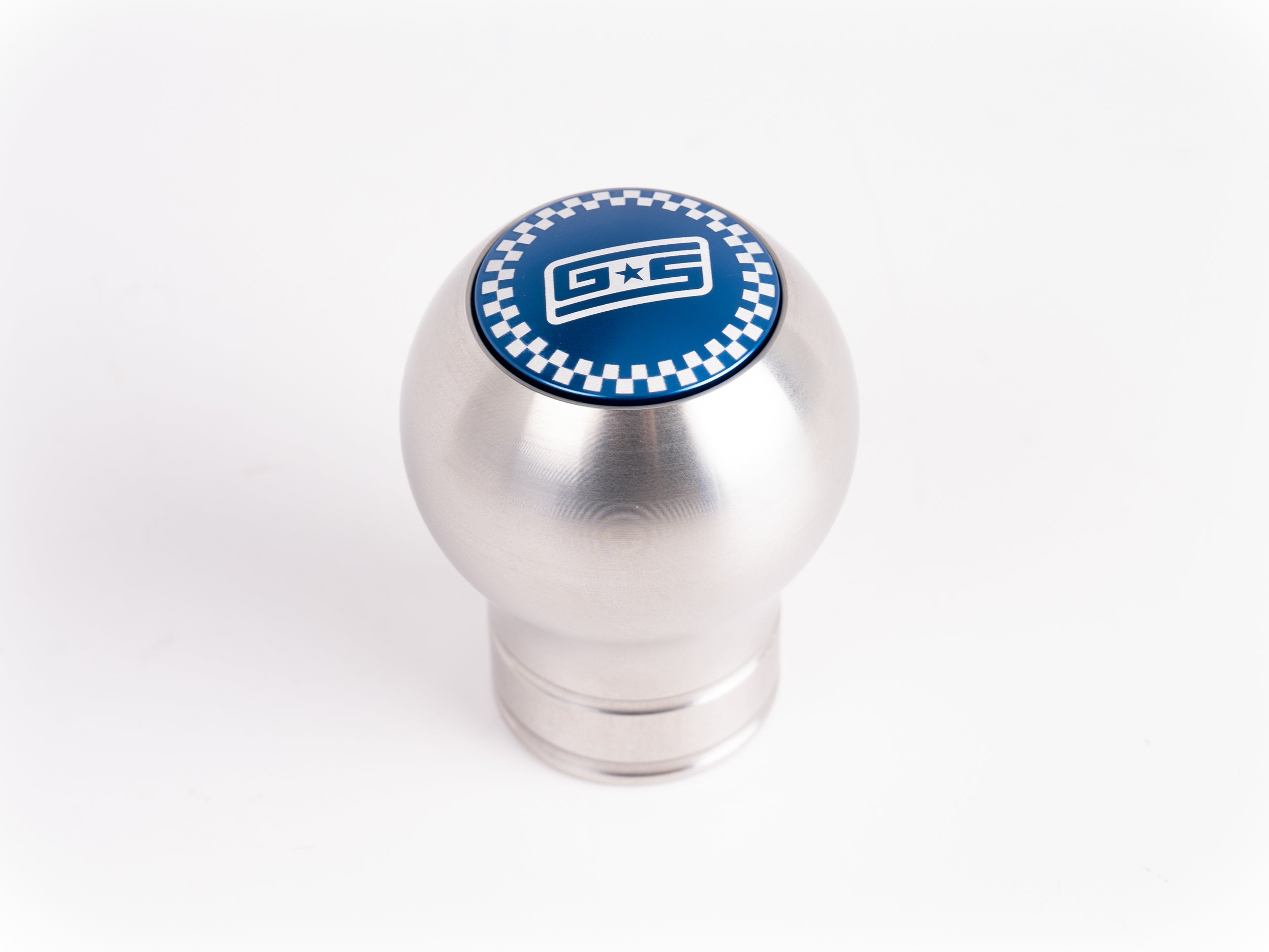 Grimmspeed Limited Drop Shift Knob Cap Kit - GS Checker - Blue | 1.1006.8BLU