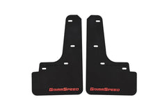 Grimmspeed Mudflap Kit Red Logo Subaru WRX 2022-2025 | GRM.1022.1.RED