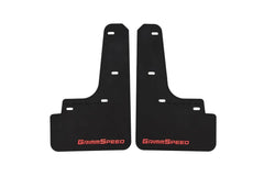 Grimmspeed Mudflap Kit Red Logo Subaru WRX 2022-2026 | GRM.1022.1.RED