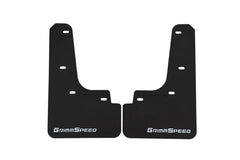 Grimmspeed Mudflap Kit White Logo Subaru WRX 2022-2025 | GRM.1022.1.WHT