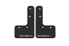 Grimmspeed Mudflap Kit White Logo Subaru WRX / STI 2015-2021 | GRM.1021.1.WHT