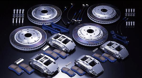 HKS Big Brake Kit 355x32 Front / 332x30 Rear Nissan Skyline GT-R BNR34 RB26DETT | ECAXBNR34_HKS
